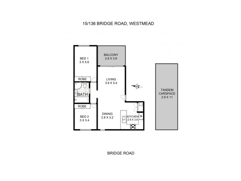 15/136 Bridge Road, Westmead NSW 2145 Floorplan