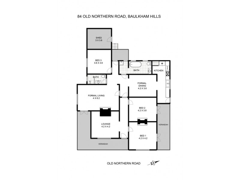 84 Old Northern Road, Baulkham Hills NSW 2153 Floorplan