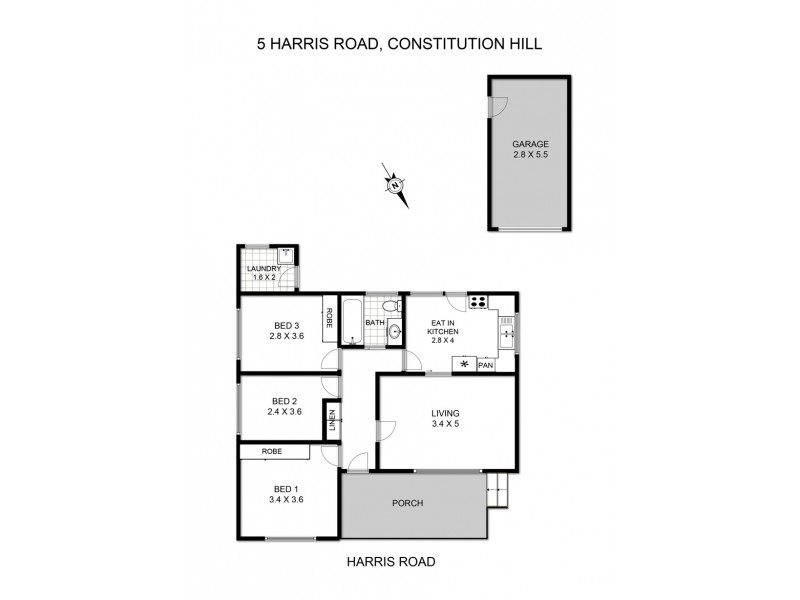 5 Harris Road, Constitution Hill NSW 2145 Floorplan