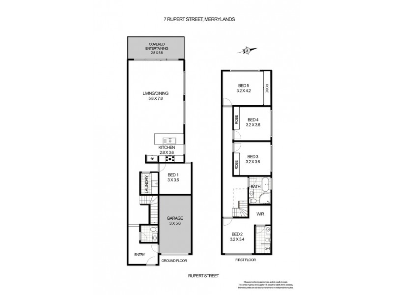 7 Rupert Street, Merrylands NSW 2160 Floorplan