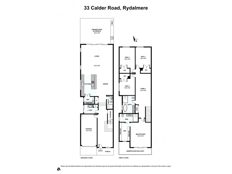 33 Calder Road, Rydalmere NSW 2116 Floorplan