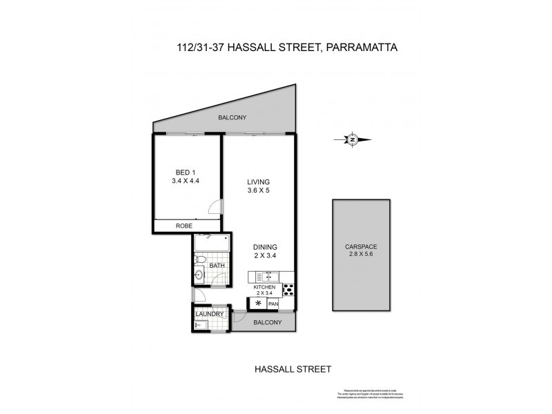 112/31-37 Hassall Street, Parramatta NSW 2150 Floorplan