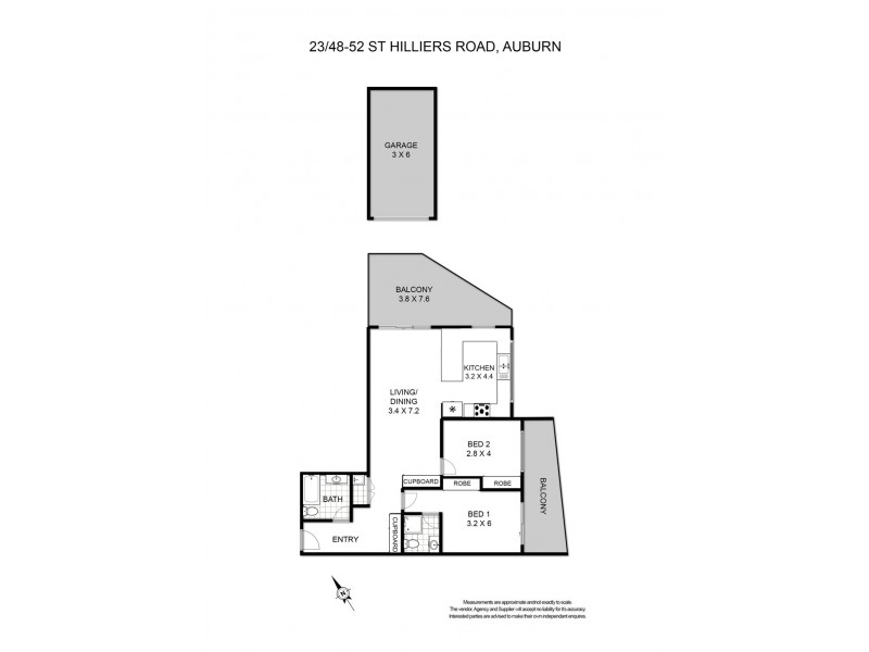 23/48-52 St Hilliers Road, Auburn NSW 2144 Floorplan