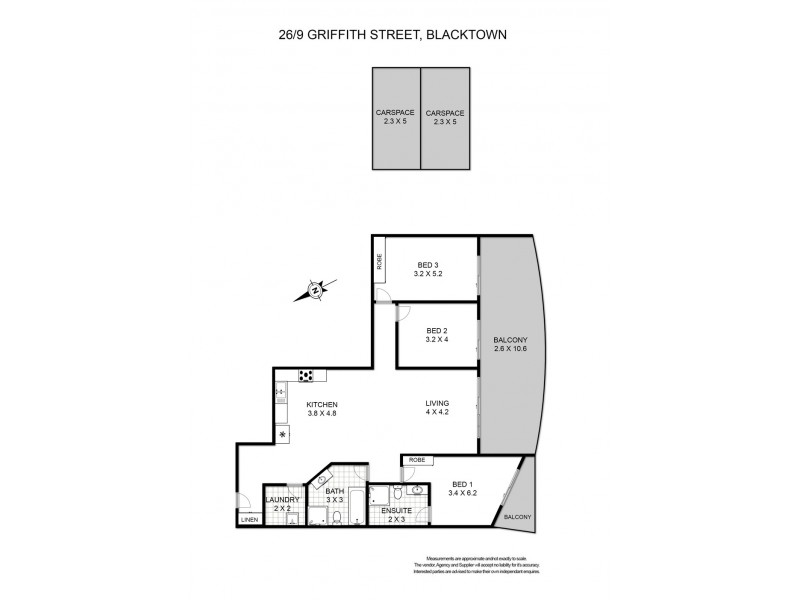 26/9-13 Griffith Street, Blacktown NSW 2148 Floorplan