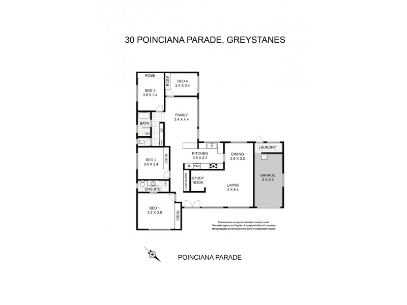 30 Poinciana Parade, Greystanes NSW 2145 Floorplan