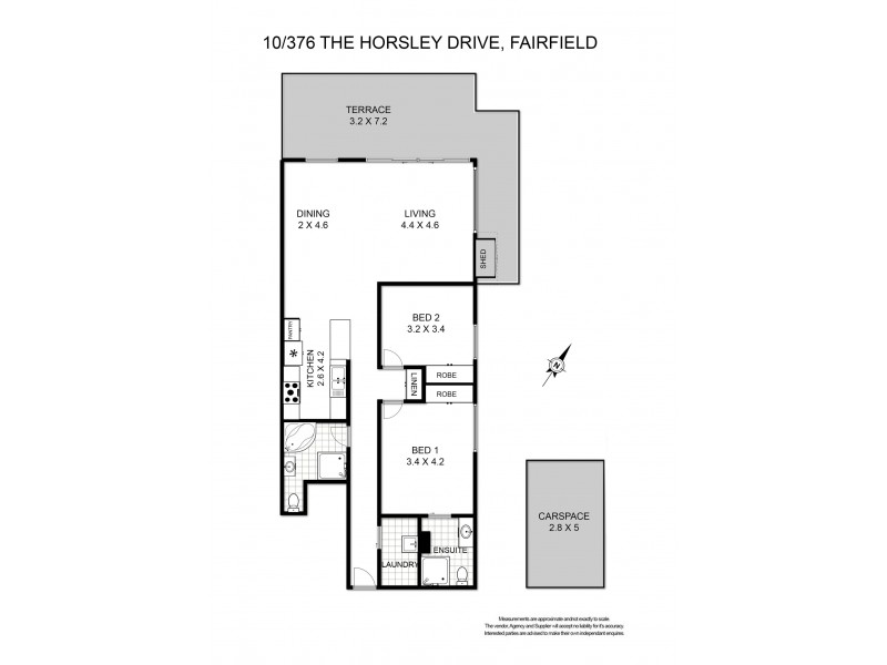 10/376 The Horsley Drive, Fairfield NSW 2165 Floorplan
