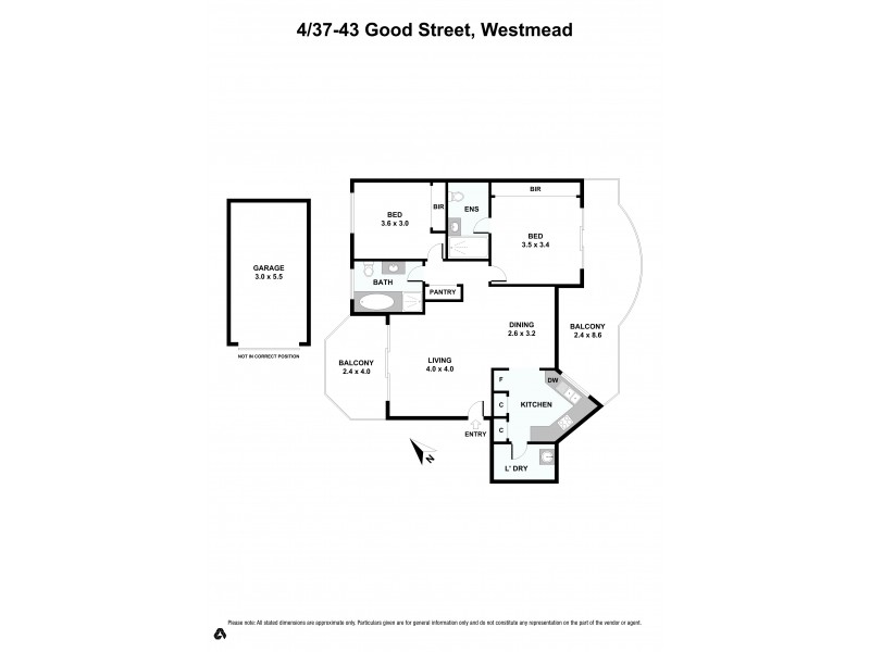 4/37-43 Good Street, Westmead NSW 2145 Floorplan