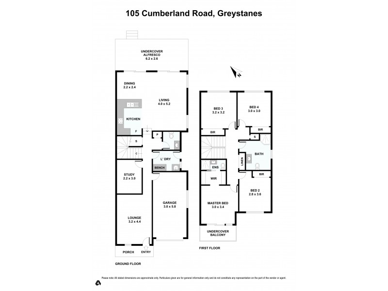 105 Cumberland Road, Greystanes NSW 2145 Floorplan
