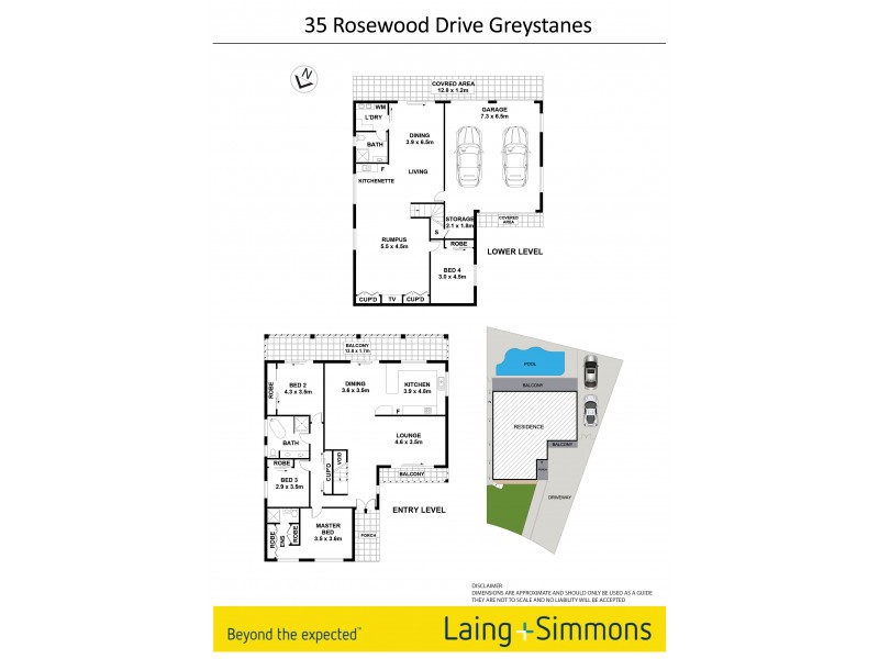 35 Rosewood Drive, Greystanes NSW 2145 Floorplan