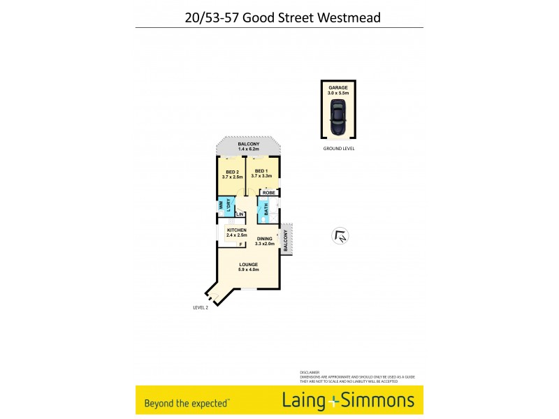20/53-57 Good Street, Westmead NSW 2145 Floorplan