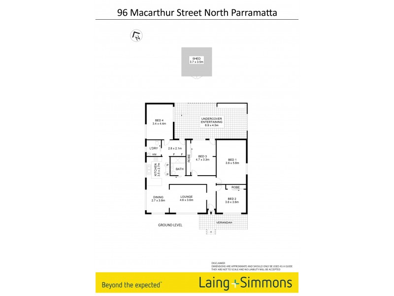 96 Macarthur Street, North Parramatta NSW 2151 Floorplan