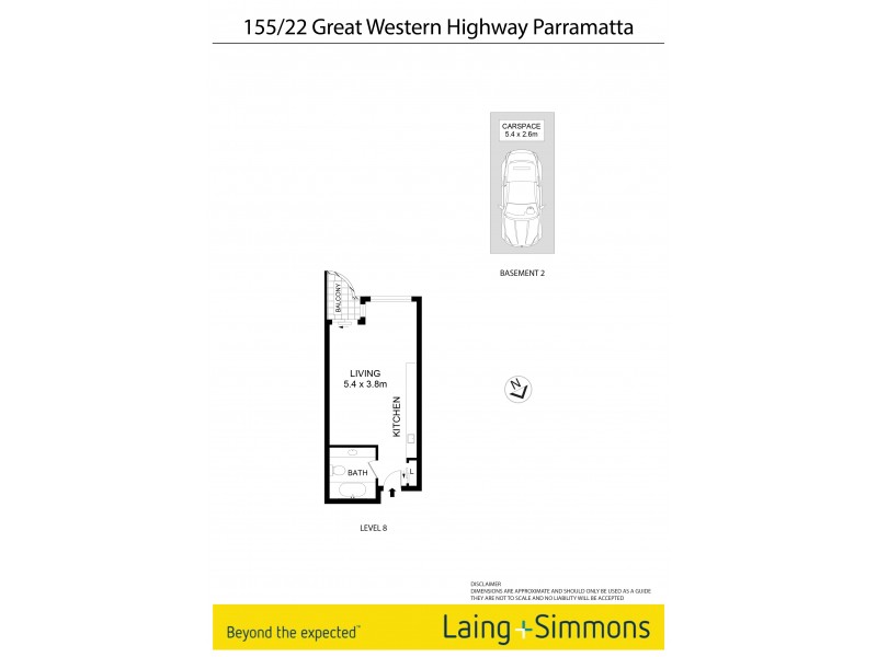 155/22-32 Great Western Highway, Parramatta NSW 2150 Floorplan