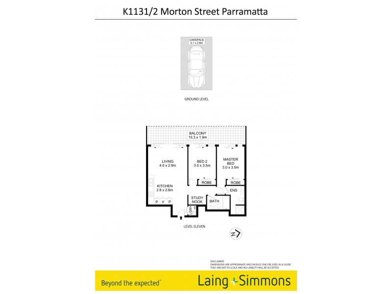 K1131/2 Morton Street, Parramatta NSW 2150 Floorplan
