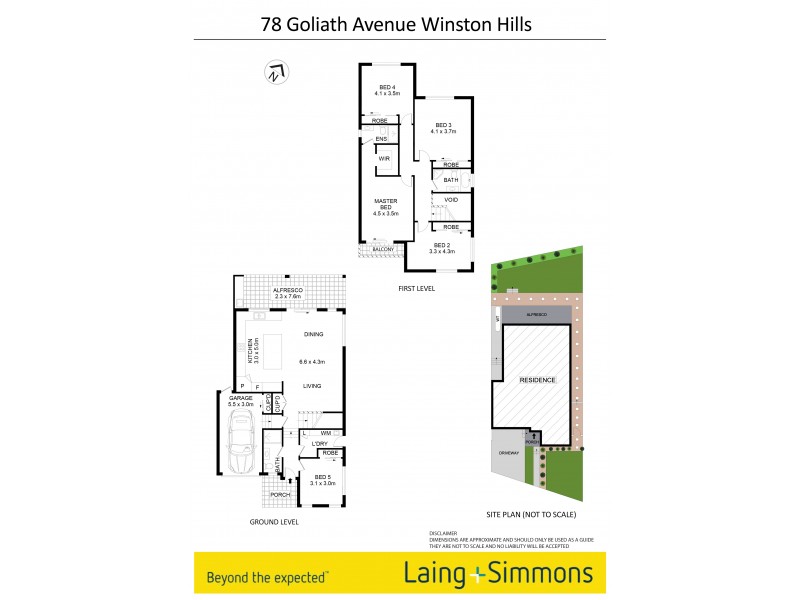 78 Goliath Avenue, Winston Hills NSW 2153 Floorplan