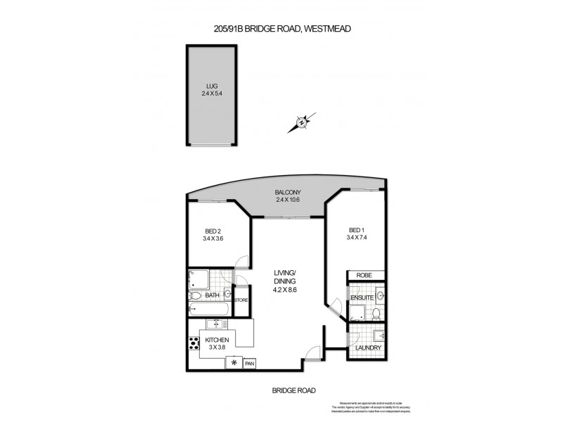 205/91-101b Bridge Road, Westmead NSW 2145 Floorplan