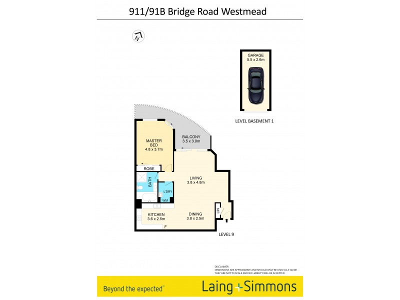 911/91B Bridge Road, Westmead NSW 2145 Floorplan