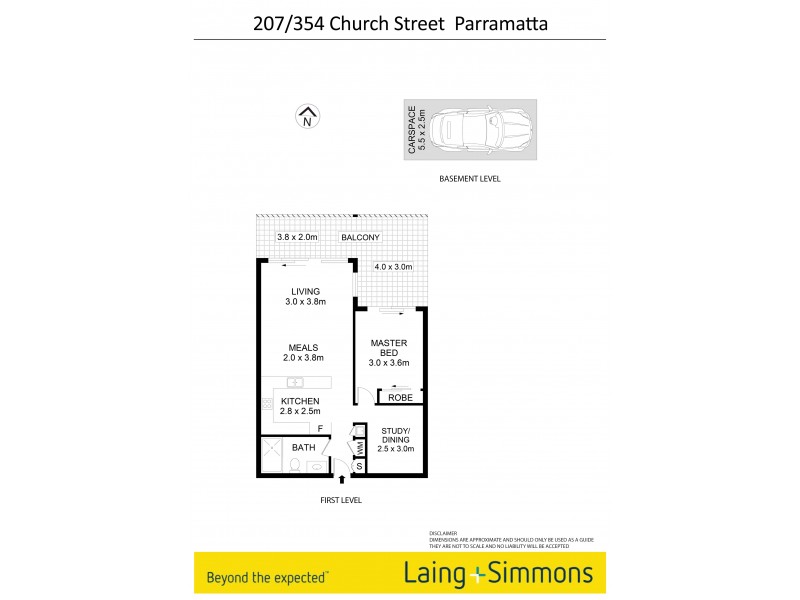 207/354 Church Street, Parramatta NSW 2150 Floorplan