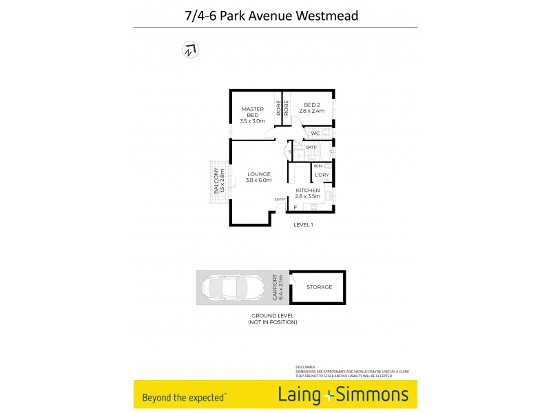 7/4-6 Park Avenue, Westmead NSW 2145 Floorplan