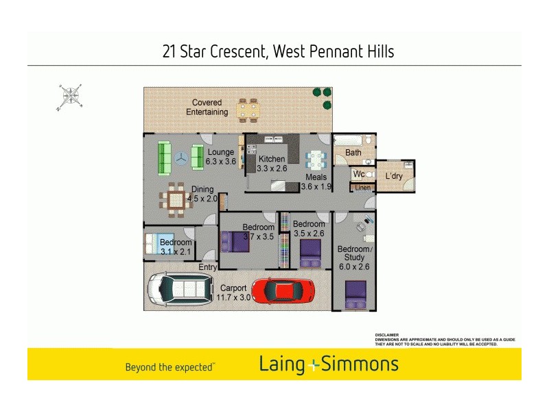 21 Star Crescent, West Pennant Hills NSW 2125 Floorplan