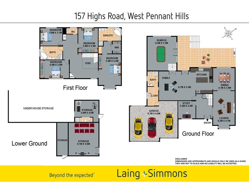 157 Highs Road, West Pennant Hills NSW 2125 Floorplan