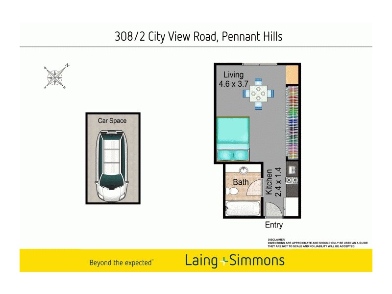 308/2 City View Road, Pennant Hills NSW 2120 Floorplan