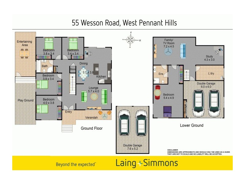 55 Wesson Road, West Pennant Hills NSW 2125 Floorplan