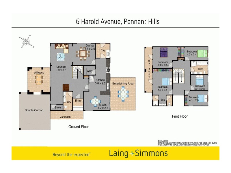6 Harold Avenue, Pennant Hills NSW 2120 Floorplan