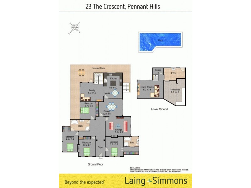 23 The Crescent, Pennant Hills NSW 2120 Floorplan