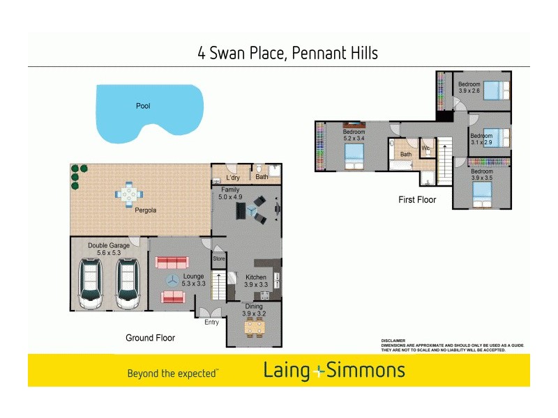 4 Swan Place, Pennant Hills NSW 2120 Floorplan