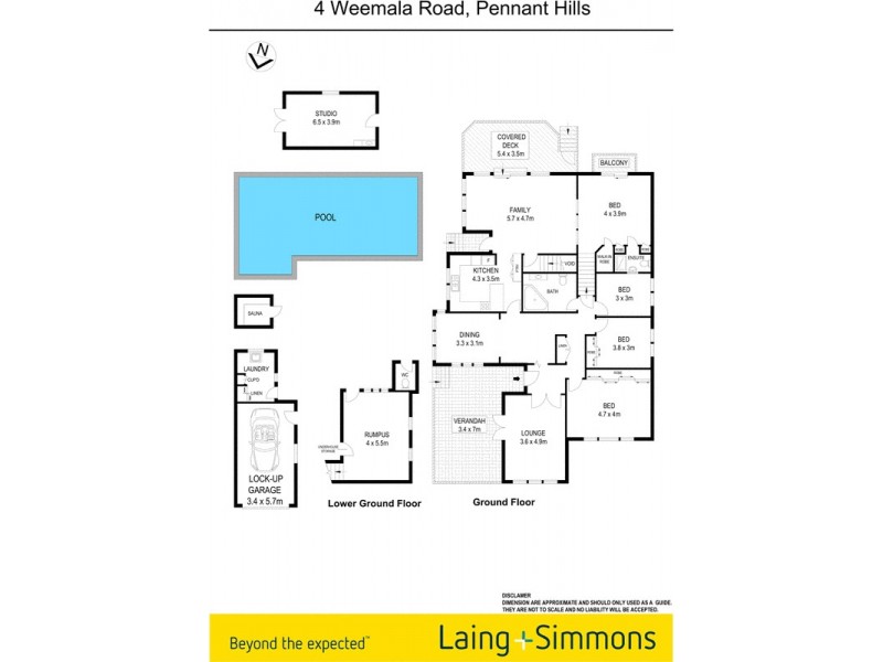 4 Weemala Road, Pennant Hills NSW 2120 Floorplan