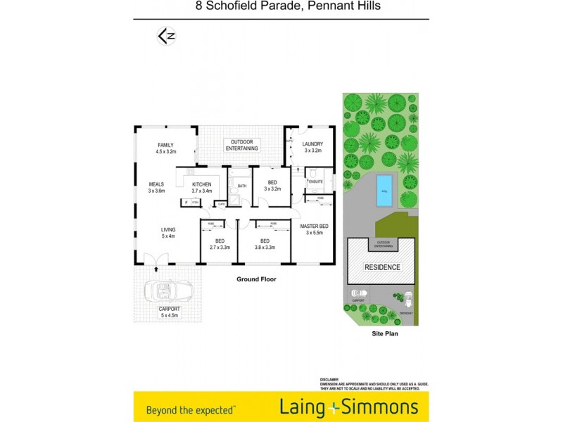 8 Schofield Parade, Pennant Hills NSW 2120 Floorplan