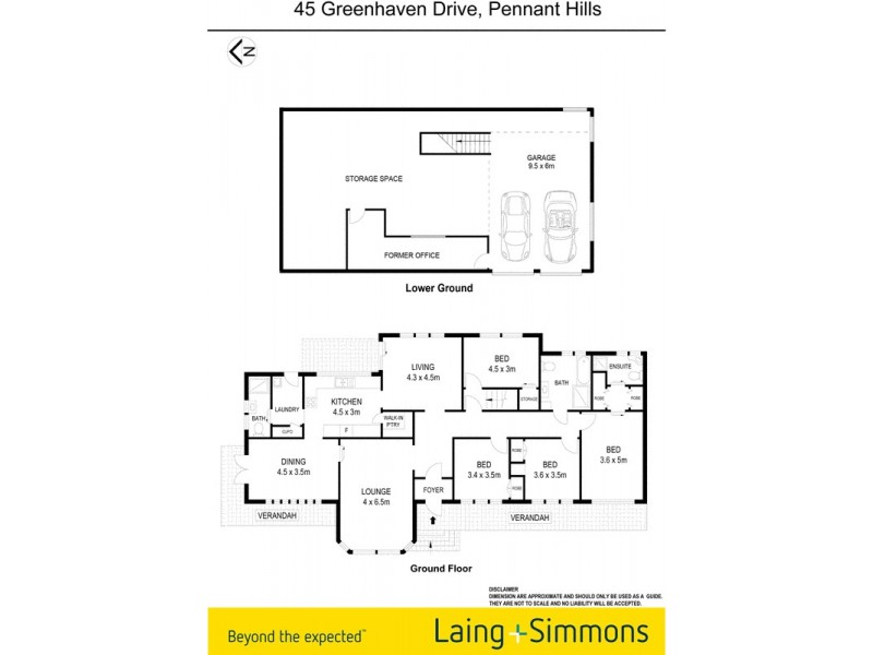 45 Greenhaven Drive, Pennant Hills NSW 2120 Floorplan