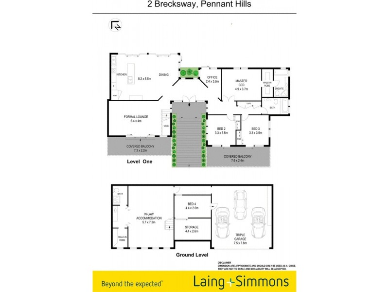 2 Brecks Way, Pennant Hills NSW 2120 Floorplan