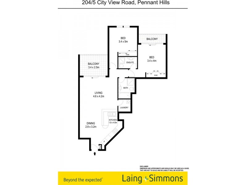 204/5 City View Road, Pennant Hills NSW 2120 Floorplan