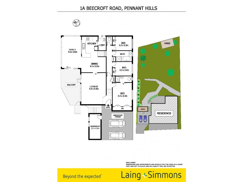 1a Beecroft Road, Pennant Hills NSW 2120 Floorplan