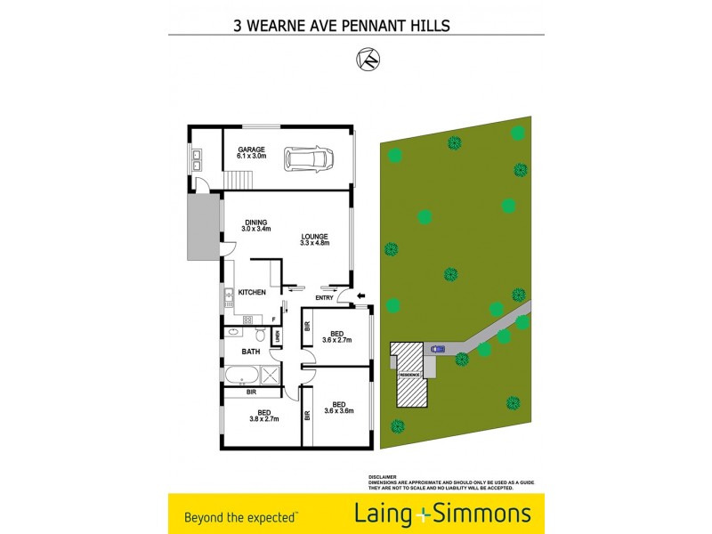 3 Wearne Avenue, Pennant Hills NSW 2120 Floorplan