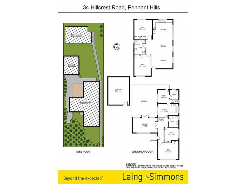 34 Hillcrest Road, Pennant Hills NSW 2120 Floorplan