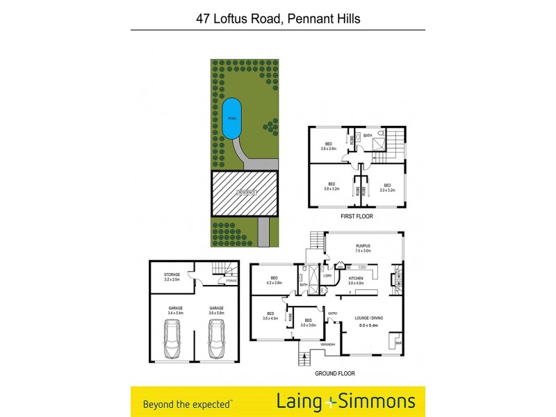 47 Loftus Road, Pennant Hills NSW 2120 Floorplan
