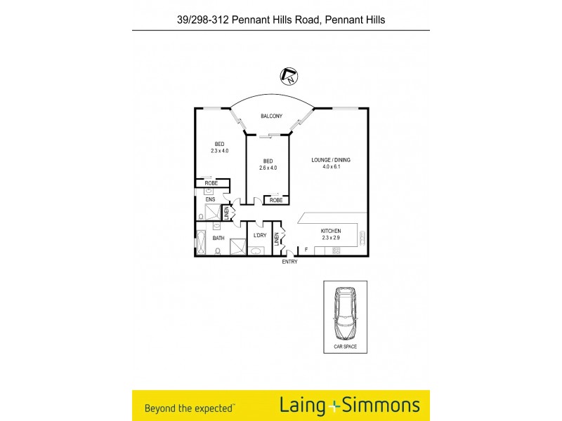 39/298-312 Pennant Hills Road, Pennant Hills NSW 2120 Floorplan