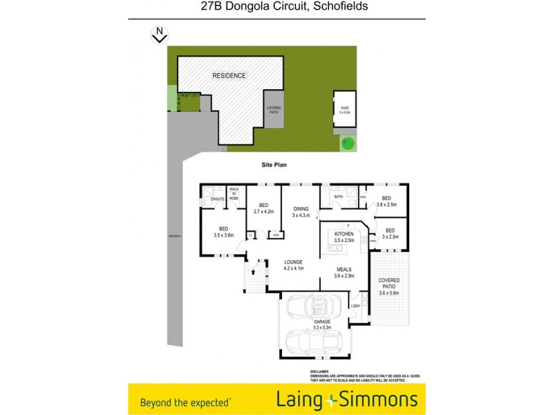 27b Dongola Circuit, Schofields NSW 2762 Floorplan