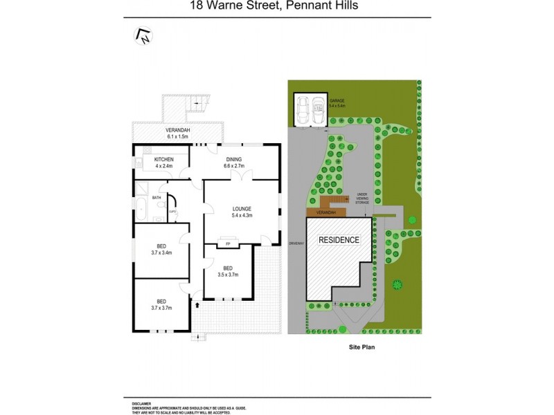 18 Warne Street, Pennant Hills NSW 2120 Floorplan