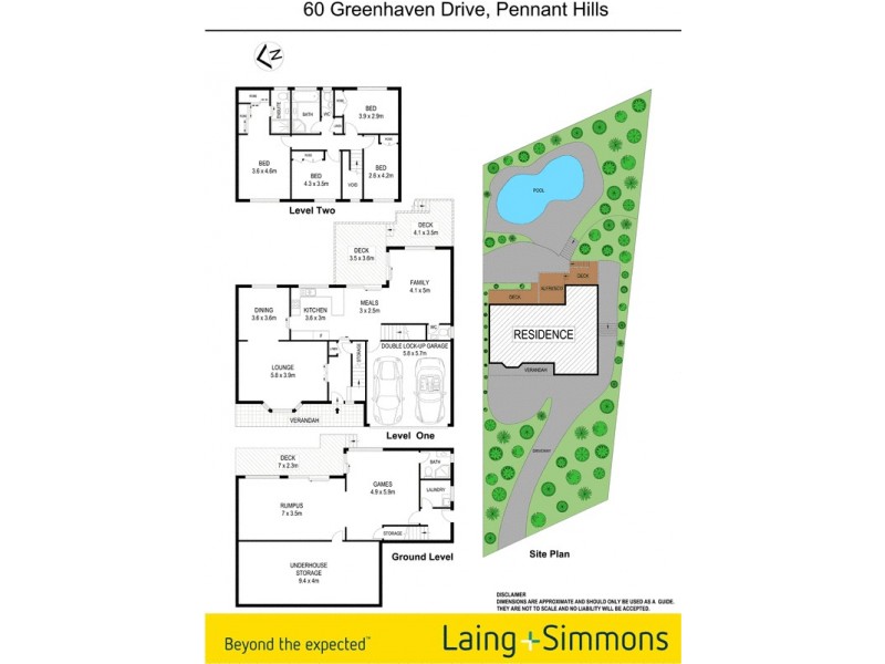 60 Greenhaven Drive, Pennant Hills NSW 2120 Floorplan