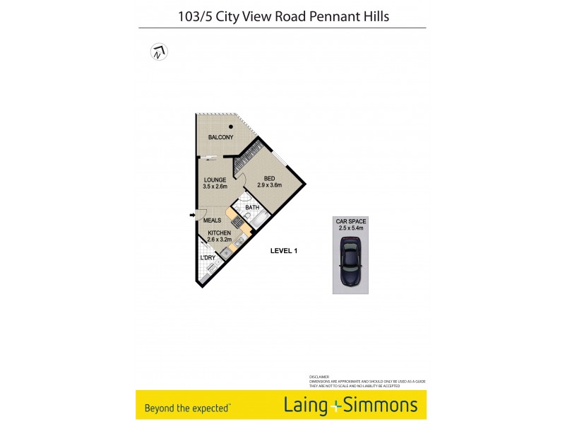 103/5  City View Road, Pennant Hills NSW 2120 Floorplan