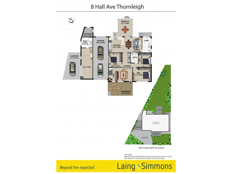8  Hall Avenue, Thornleigh NSW 2120 Floorplan
