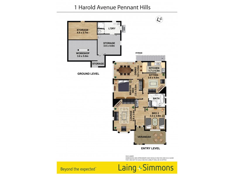1 Harold Avenue, Pennant Hills NSW 2120 Floorplan