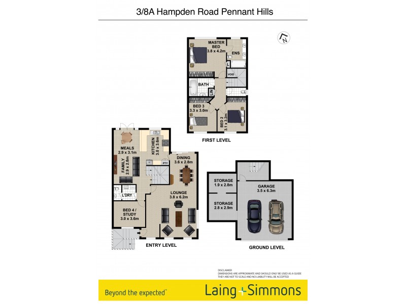 3/8A  Hampden Road, Pennant Hills NSW 2120 Floorplan