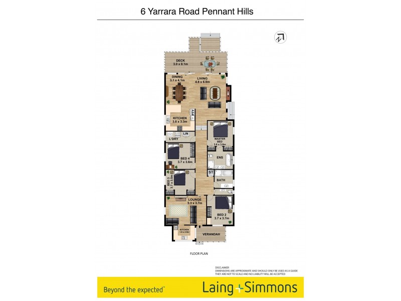 6 Yarrara Road, Pennant Hills NSW 2120 Floorplan