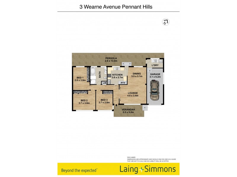 3 Wearne Avenue, Pennant Hills NSW 2120 Floorplan
