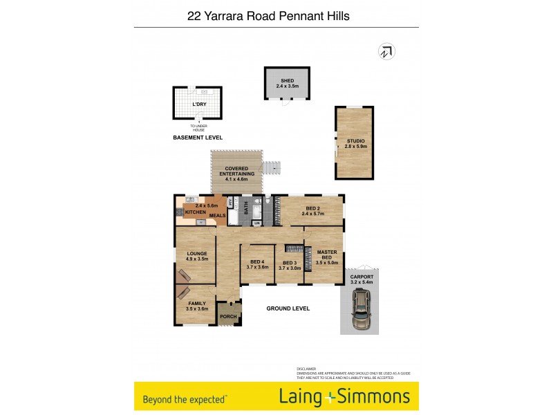22 Yarrara Road, Pennant Hills NSW 2120 Floorplan