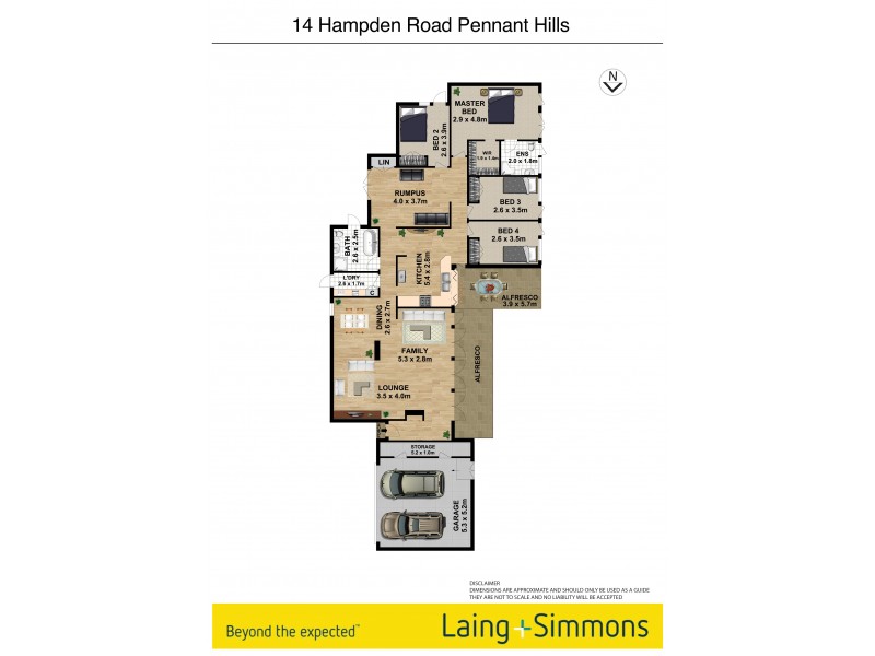 14A Hampden Road, Pennant Hills NSW 2120 Floorplan